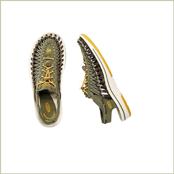  Uneek Round Cord Deep Lichen Keen Men Sandals