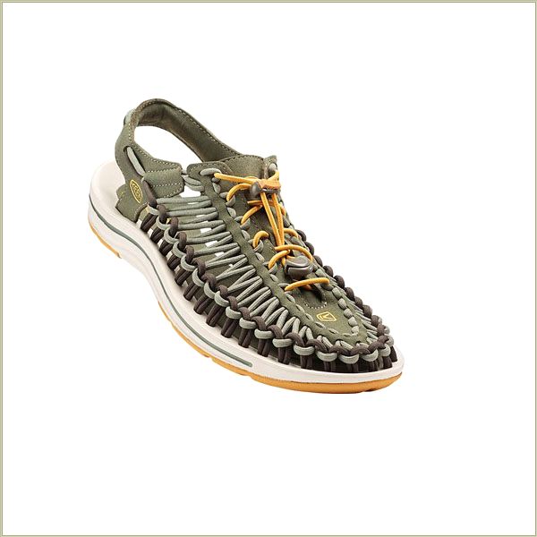  Uneek Round Cord Deep Lichen Keen Men Sandals