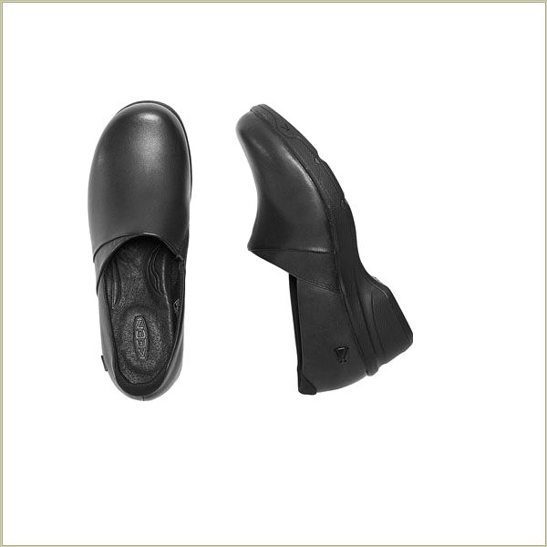  Mora Service Clog Black Keen Women Shoes