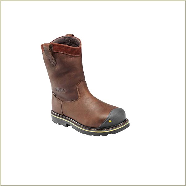 Dallas Wellington Dark Brown Keen Men Boots