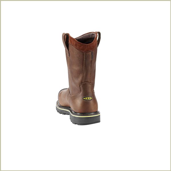  Dallas Wellington Dark Brown Keen Men Boots