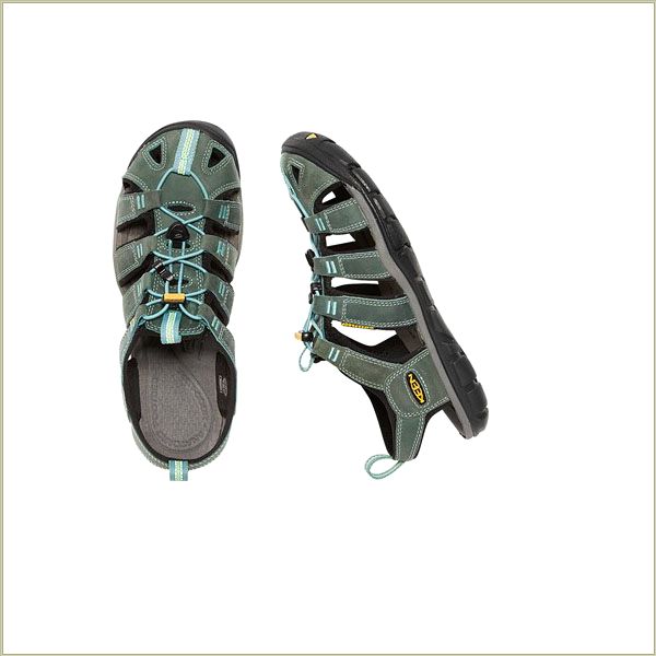  Clearwater Leather Cnx Mineral Blue Keen Women Sandals
