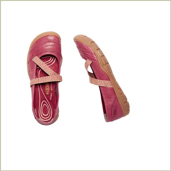  Rivington Ii Criss-Cross Cnx Crimson Keen Women Shoes