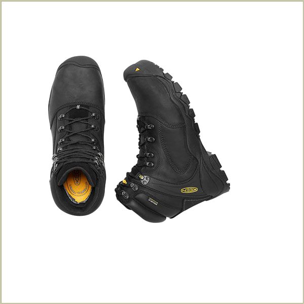  Louisville 6" Black Keen Men Work-Boots-Shoes
