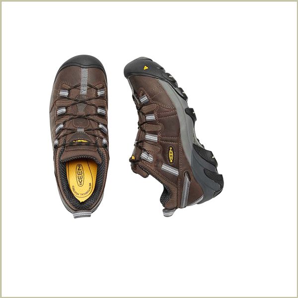  Detroit Low Esd Dark Brown Keen Men Shoes
