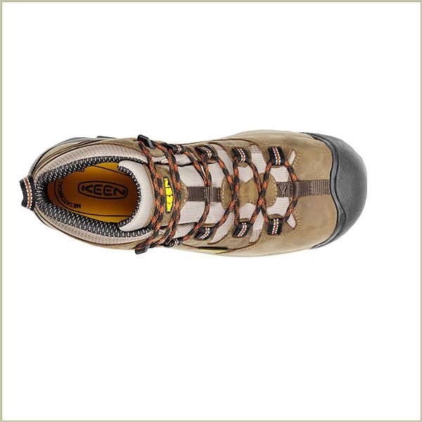  Detroit Mid Black Olive Keen Men Boots