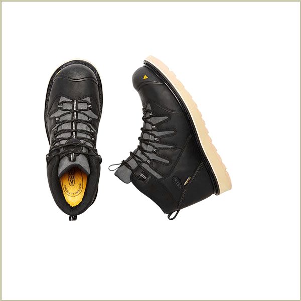  Glendale Wp Black Keen Men Work-Boots-Shoes