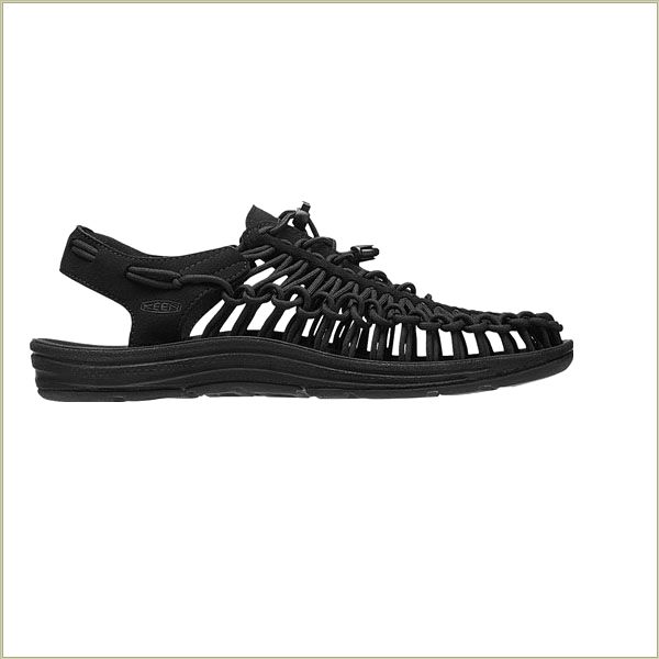  Uneek Monochrome Black Keen Men Sandals