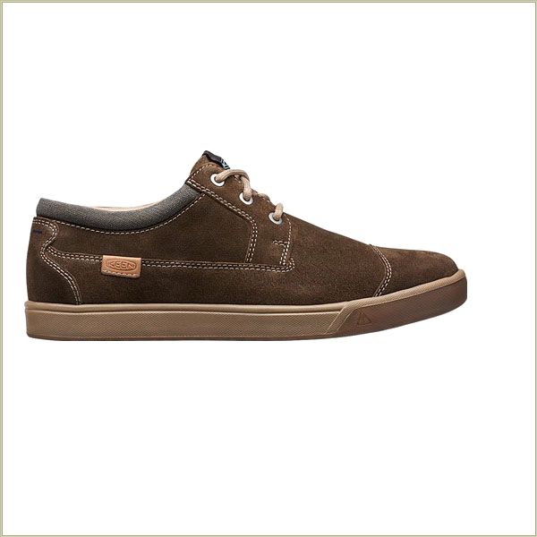  Glenhaven Suede Cascade Brown Keen Men Shoes