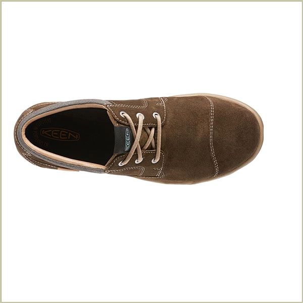  Glenhaven Suede Cascade Brown Keen Men Shoes