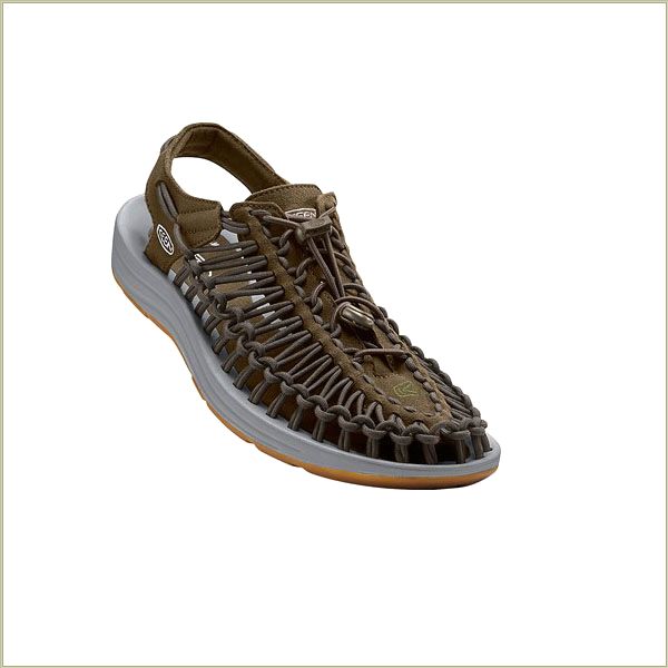  Uneek Round Cord Ltd Dark Olive Keen Women Sandals