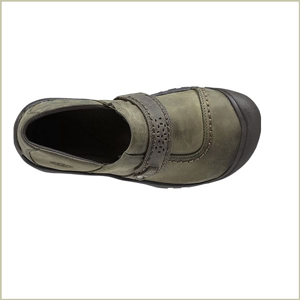  Kaci Full Grain Slip-On Burnt Olive Keen Women Shoes