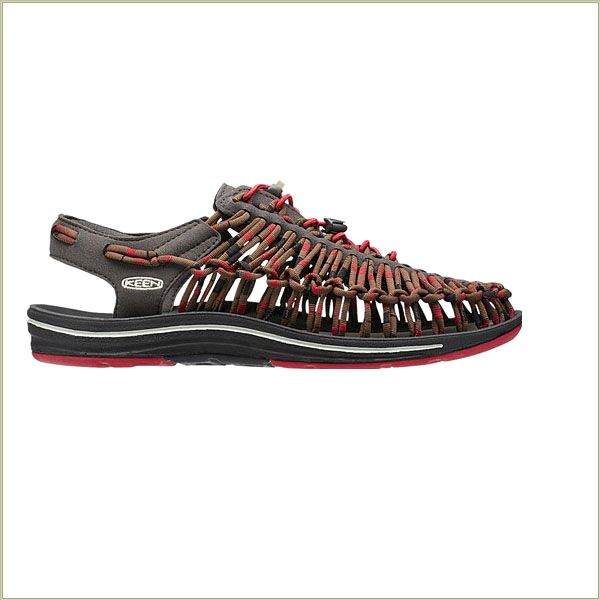  Uneek Round Cord Red Dahlia Keen Men Sandals