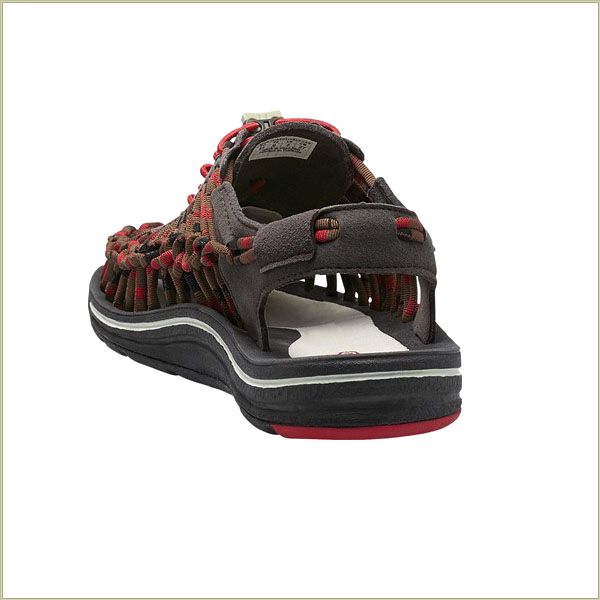  Uneek Round Cord Red Dahlia Keen Men Sandals