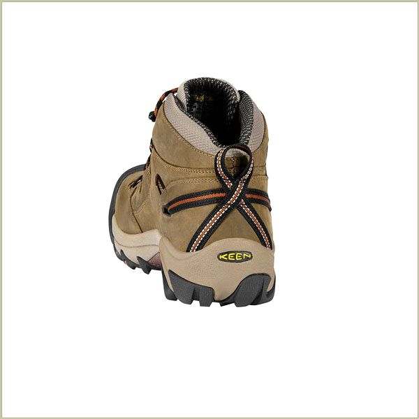  Detroit Mid Black Olive Keen Men Work-Boots-Shoes