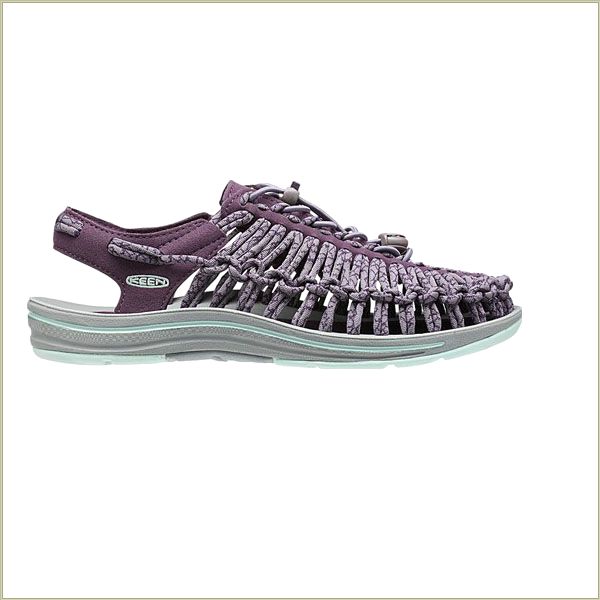  Uneek Round Cord Plum Keen Women Sandals
