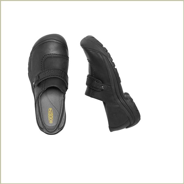  Kaci Full Grain Slip-On Black Keen Women Shoes