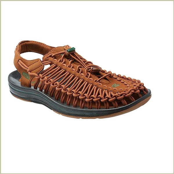  Uneek Round Cord Friar Brown Keen Men Sandals
