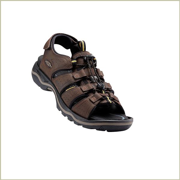  Rialto Open Toe Dark Earth Keen Men Sandals