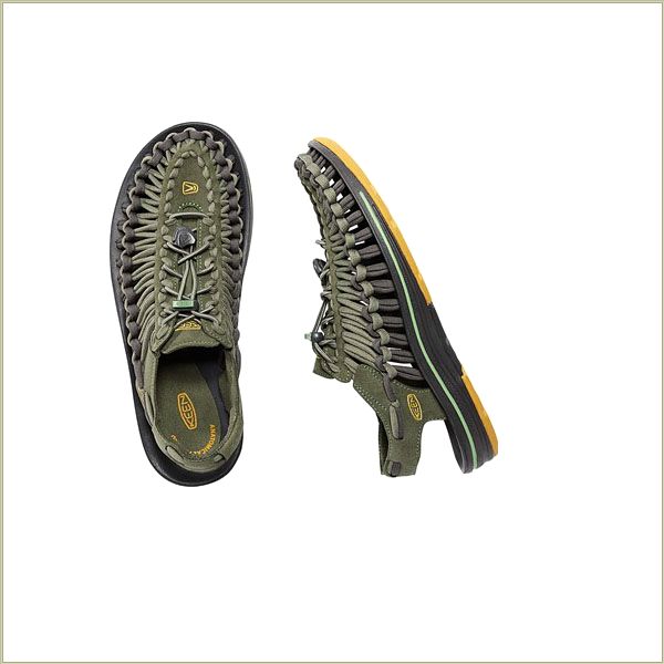  Uneek Flat Cord Deep Lichen Keen Men Sandals