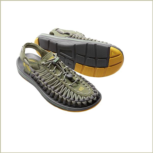  Uneek Flat Cord Deep Lichen Keen Men Sandals