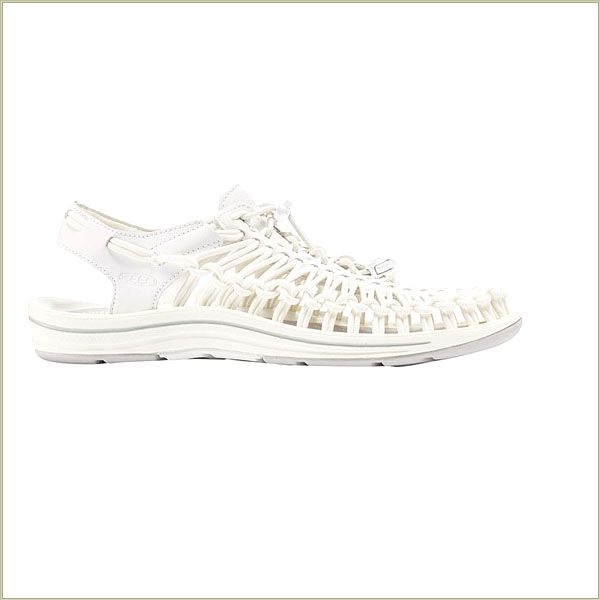  Uneek Leather White Keen Men Sandals