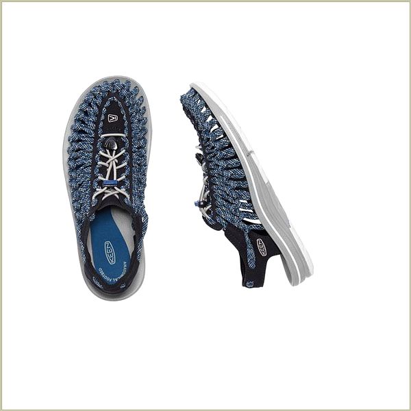  Uneek Flat Cord Black Keen Men Sandals