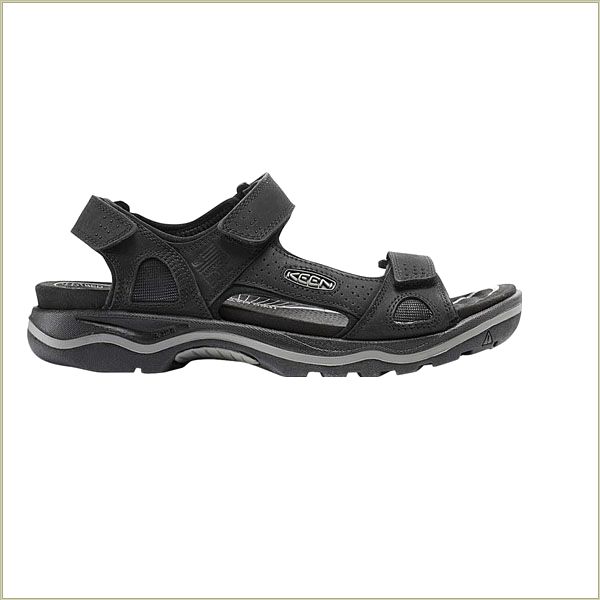  Rialto 3 Point Black Keen Men Sandals