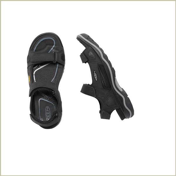  Rialto 3 Point Black Keen Men Sandals