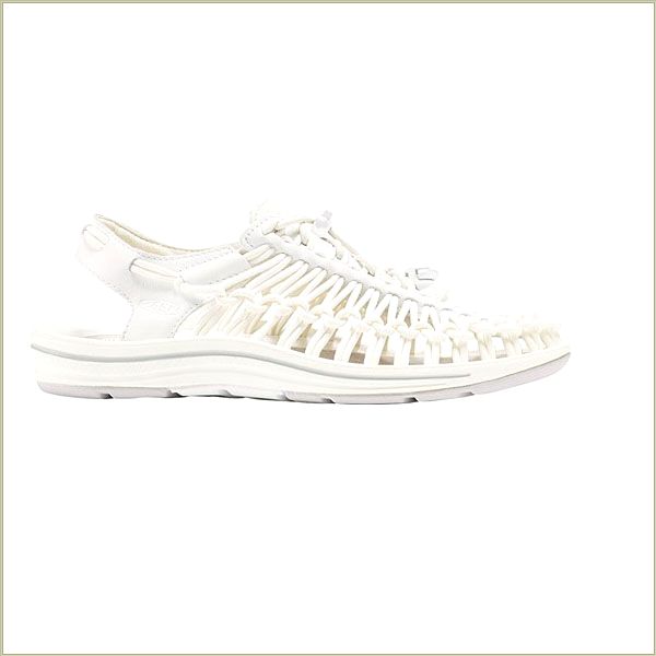  Uneek Leather White Keen Women Sandals