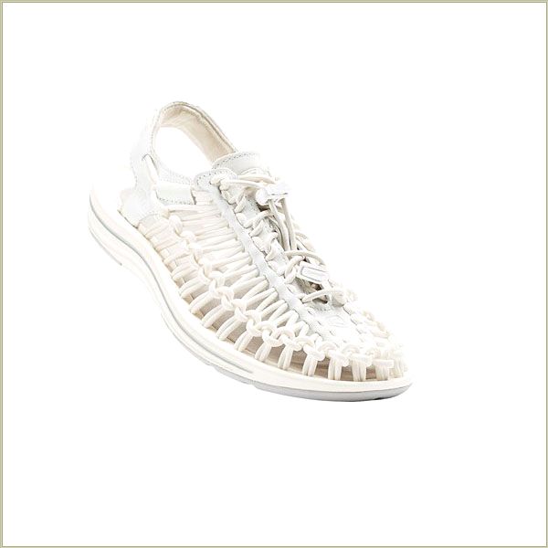 Uneek Leather White Keen Women Sandals
