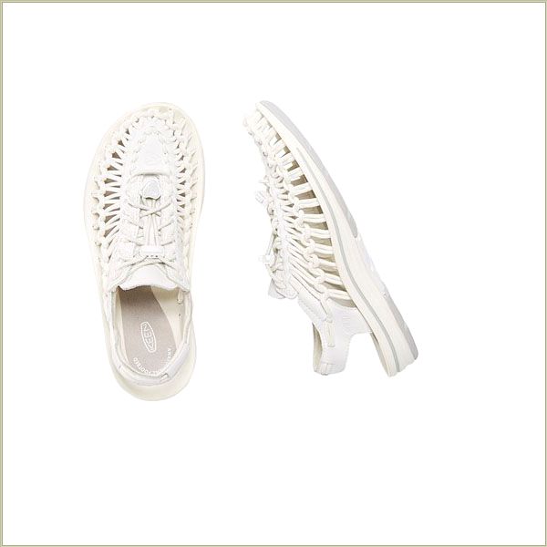  Uneek Leather White Keen Women Sandals