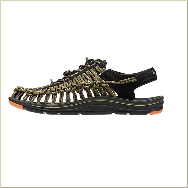  Uneek Round Cord Orange Ochre Keen Men Sandals