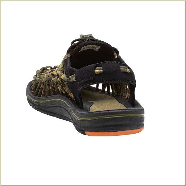  Uneek Round Cord Orange Ochre Keen Men Sandals