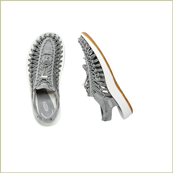  Uneek Round Cord Ltd Neutral Gray Keen Women Sandals