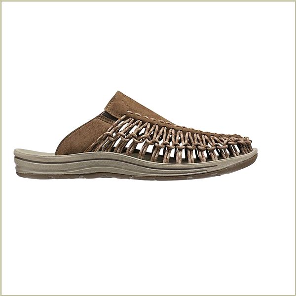  Uneek Slide Dark Earth Keen Men Sandals