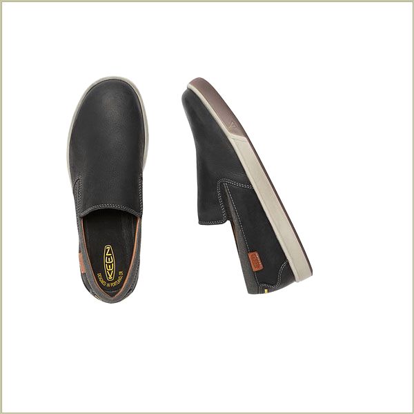  Glenhaven Slip-On Black Keen Men Shoes