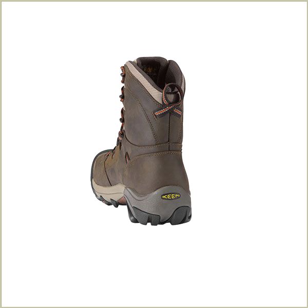  Detroit 8" Black Olive Keen Men Boots