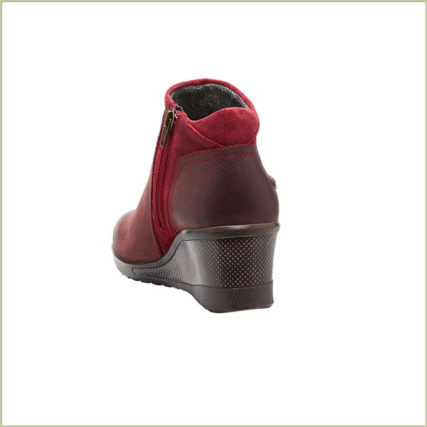  Wedge Zip Red Dahlia Keen Women Boots