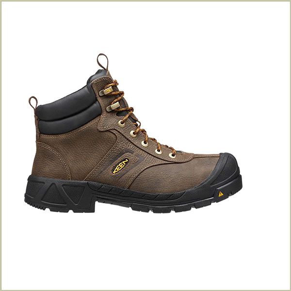  Warren Cascade Brown Keen Men Work-Boots-Shoes