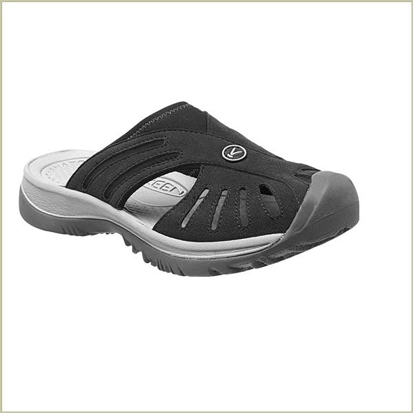  Rose Slide Black Keen Women Sandals
