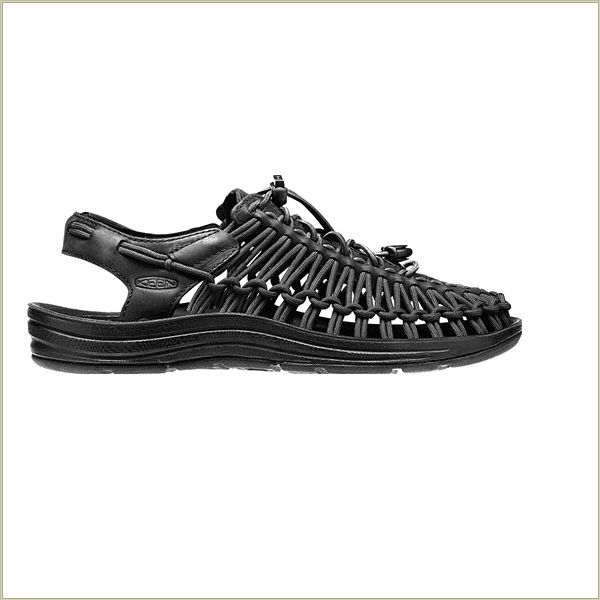  Uneek Leather Black Keen Women Sandals