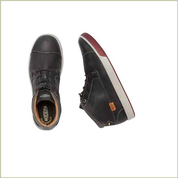  Glenhaven Mid Black Keen Men Shoes