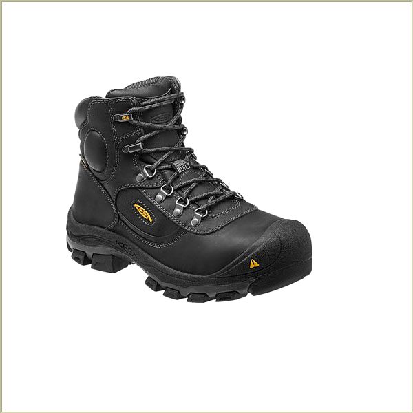  Leavenworth Internal Met 6" Black Keen Men Boots