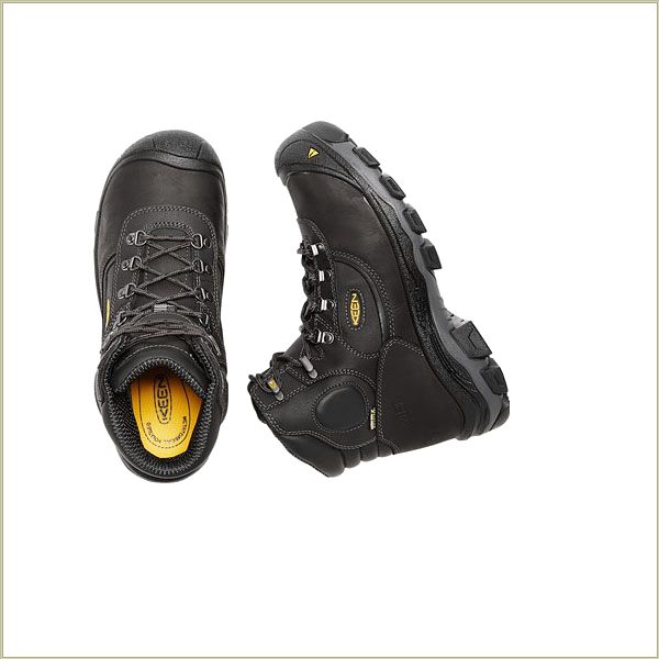  Leavenworth Internal Met 6" Black Keen Men Boots
