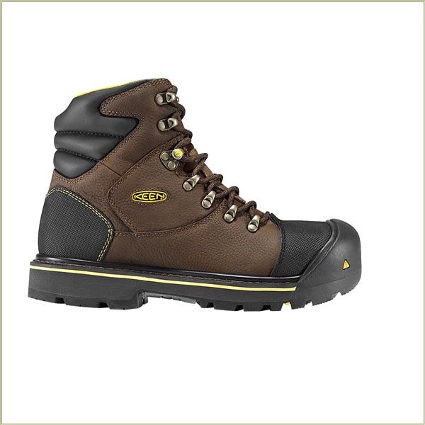  Milwaukee 6" Slate Black Keen Men Work-Boots-Shoes