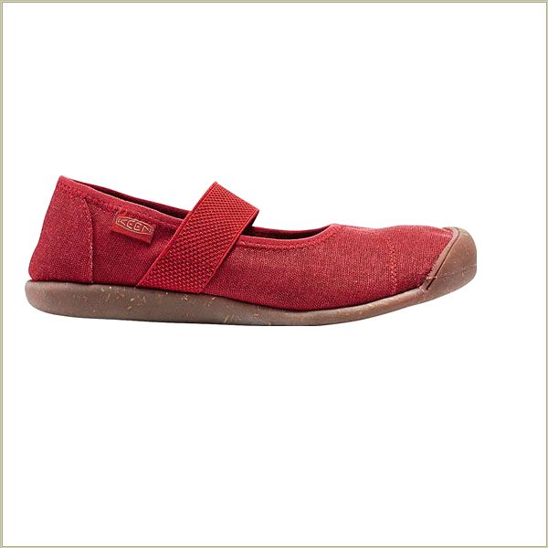  Sienna Mj Canvas Red Dahlia Keen Women Shoes