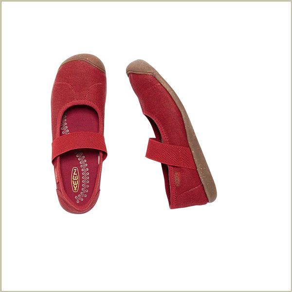  Sienna Mj Canvas Red Dahlia Keen Women Shoes