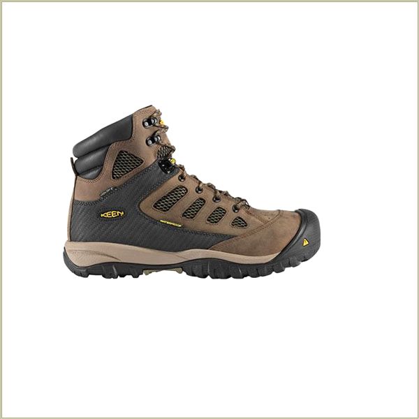  Tucson Mid Black Olive Keen Men Work-Boots-Shoes