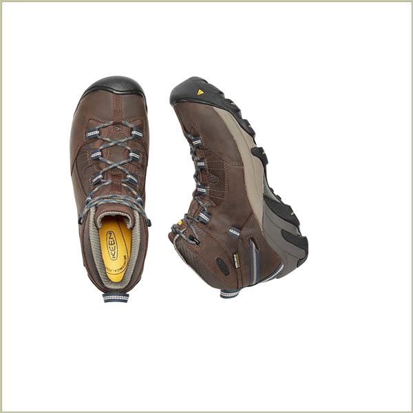  Detroit Mid Slate Black Keen Men Boots